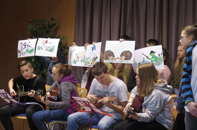 Kytarové vystoupení ZŠ U Soudu