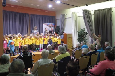Vánoční zpívání dětí z mateřských škol