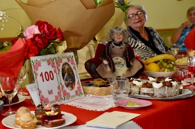 Oslava 100. narozenin paní Stejskalové 7. 9. 2023