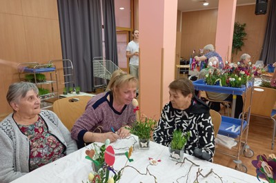 Velikonoční tvoření s dobrovolníky z NADACE PRECIOSA březen 2024