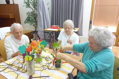 Velikonoční tvoření s dobrovolníky z NADACE PRECIOSA březen 2024
