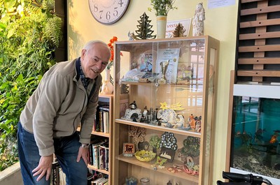 Originální betlém pro tučňáky