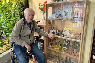 Originální betlém pro tučňáky