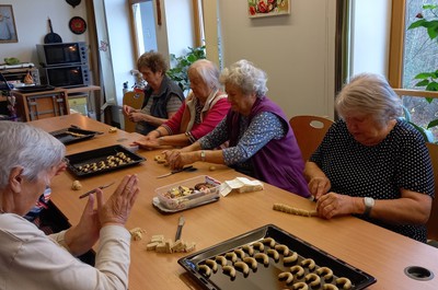 Pečení - vanilkové rohlíčky