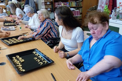 Pečení - vanilkové rohlíčky