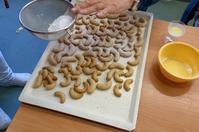 Pečení - vanilkové rohlíčky