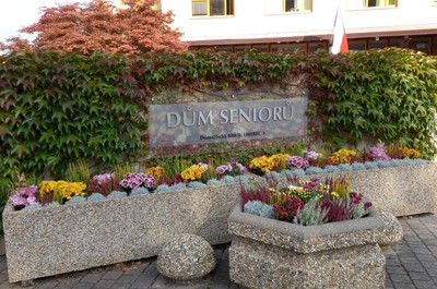 Podzimní květinová výzdoba