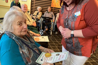 Předávání medailí za šipky