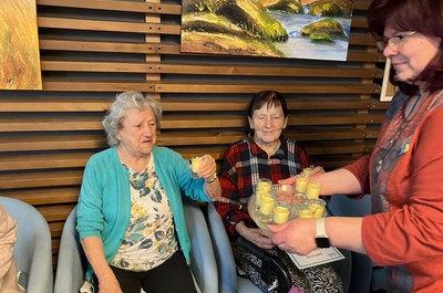 Předávání medailí za šipky