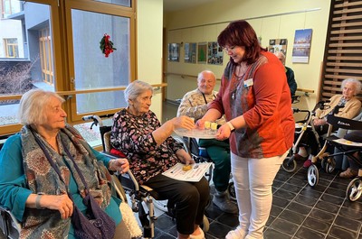 Předávání medailí za šipky