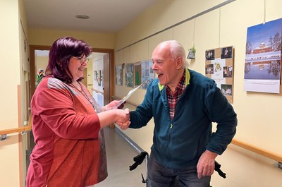 Předávání medailí za šipky