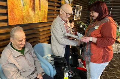 Předávání medailí za šipky