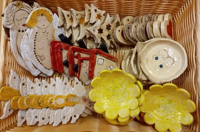 Prodejní vánoční výstava keramiky