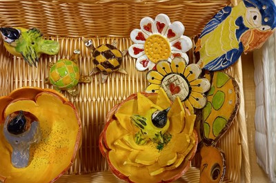 Prodejní vánoční výstava keramiky