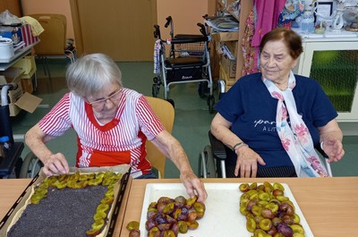 Švestkový koláč - září