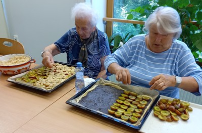 Švestkový koláč - září