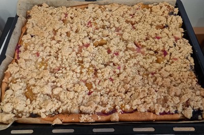 Švestkový koláč - září