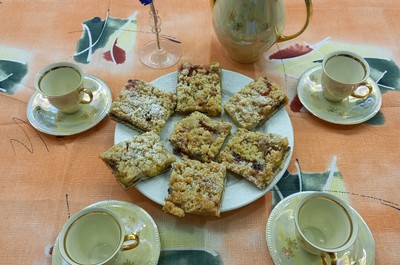 Švestkový koláč - září