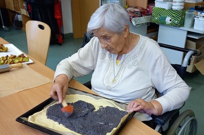 Švestkový koláč - září