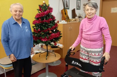 Vánoční přípravy na zdobení stromečků