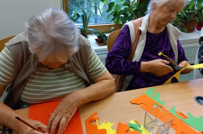 Výroba podzimní dekorace