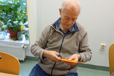 Výroba podzimní dekorace