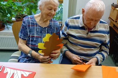 Výroba podzimní dekorace