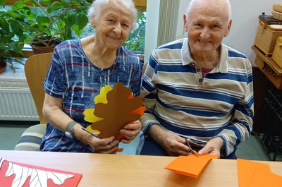 Výroba podzimní dekorace