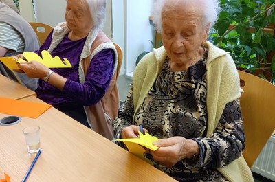 Výroba podzimní dekorace