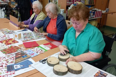 Výroba podzimní dekorace