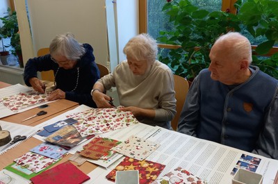 Výroba podzimní dekorace