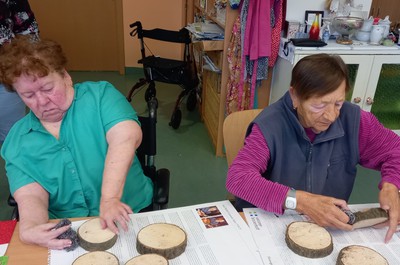 Výroba podzimní dekorace