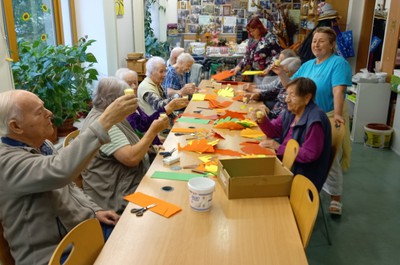 Výroba podzimní dekorace