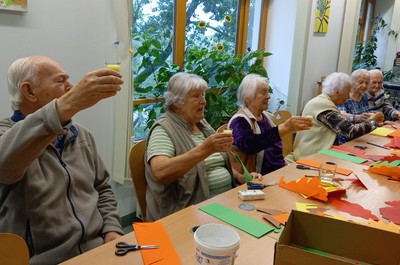 Výroba podzimní dekorace