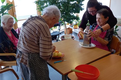 Pečení štrůdlu ADAM 3. patro