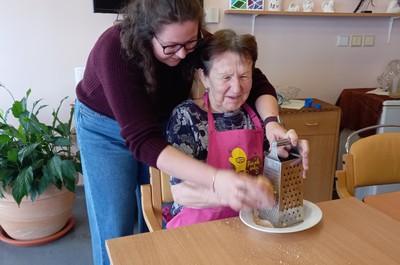 Pečení štrůdlu ADAM 3. patro