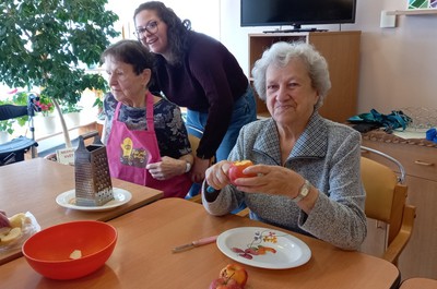 Pečení štrůdlu ADAM 3. patro